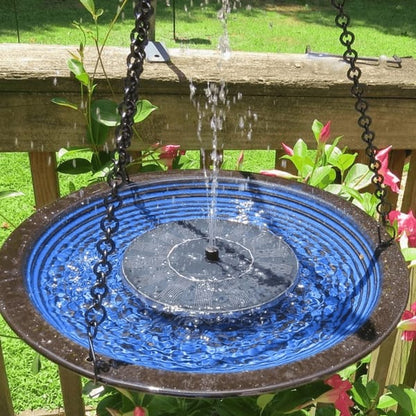 Solar Bird Bath Fountain with Circulating Water Feature for Relaxing Garden Decor