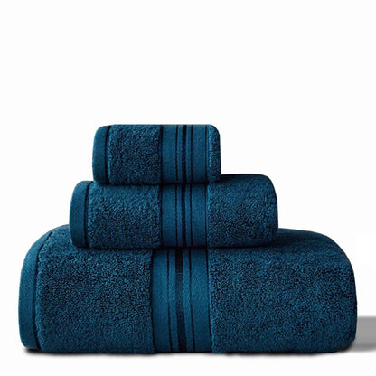 700 GSM Egyptian Cotton Towel Set with Washcloth, Hand Towel and Bath Towel