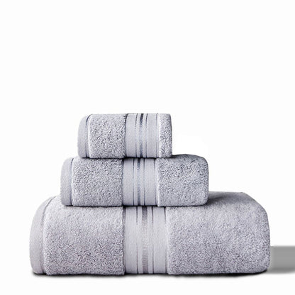 700 GSM Egyptian Cotton Towel Set with Washcloth, Hand Towel and Bath Towel