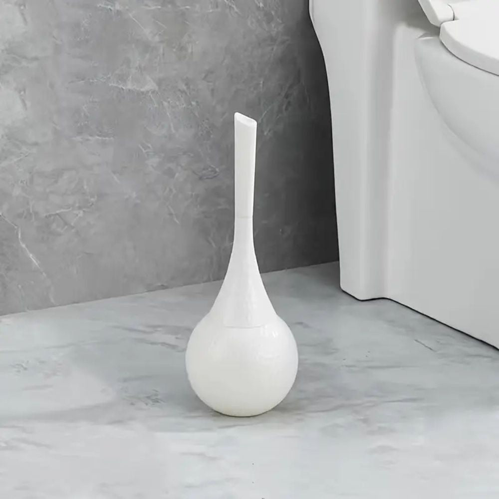 ABS Toilet Brush with Holder Ergonomic Bathroom Cleaning Tool