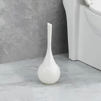 ABS Toilet Brush with Holder Ergonomic Bathroom Cleaning Tool