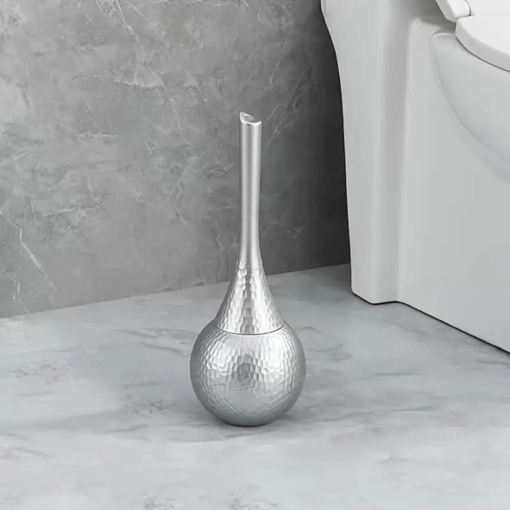 ABS Toilet Brush with Holder Ergonomic Bathroom Cleaning Tool