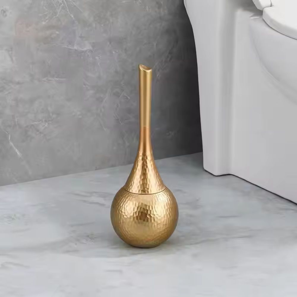 ABS Toilet Brush with Holder Ergonomic Bathroom Cleaning Tool