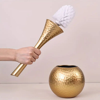 ABS Toilet Brush with Holder Ergonomic Bathroom Cleaning Tool