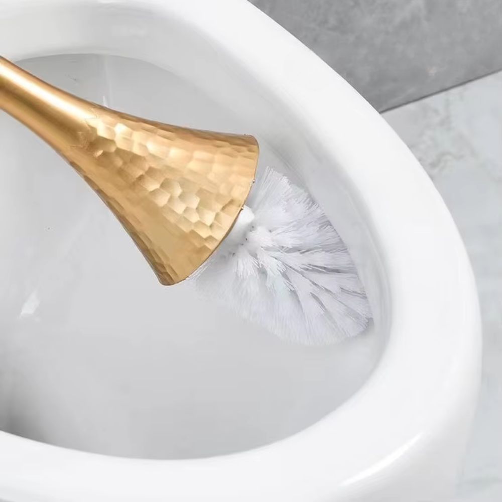 ABS Toilet Brush with Holder Ergonomic Bathroom Cleaning Tool