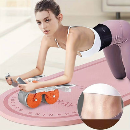 Abdominal Exercise Trainer with Padded Supports, Magnetic Timer and Locking System