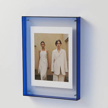 Acrylic Photo Frame – Transparent Colourful Design for Photos and Art Prints