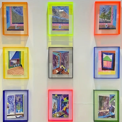 Acrylic Photo Frame – Transparent Colourful Design for Photos and Art Prints