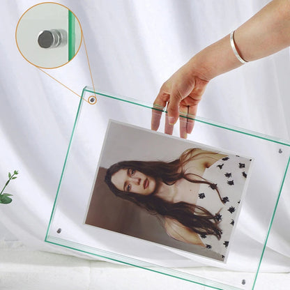 Acrylic Photo Frame – Transparent Colourful Design for Photos and Art Prints