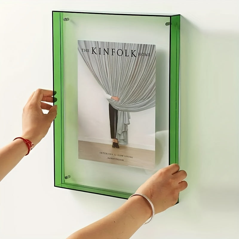 Acrylic Photo Frame – Transparent Colourful Design for Photos and Art Prints
