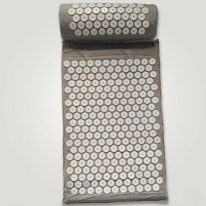 Acupressure Therapy Mat Set with Neck Support Cushion and Spike Discs