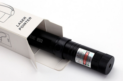 Adjustable Aluminium Laser Pointer with USB Rechargeable Battery
