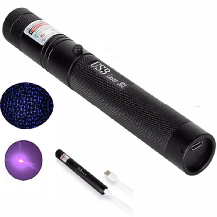 Adjustable Aluminium Laser Pointer with USB Rechargeable Battery