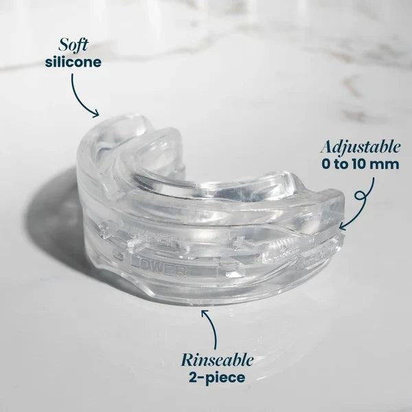 Adjustable Anti-Snoring Mouthpiece with Soft Silicone Comfort Design