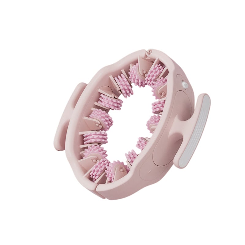 Adjustable Body Massage Roller with 360° Massage Rings and Removable Handle