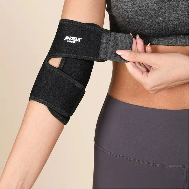 Adjustable Elbow Compression Brace with Mercerised Fabric