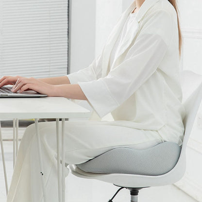 Adjustable Memory Foam Seat Cushion with Ergonomic Sit Bone Support