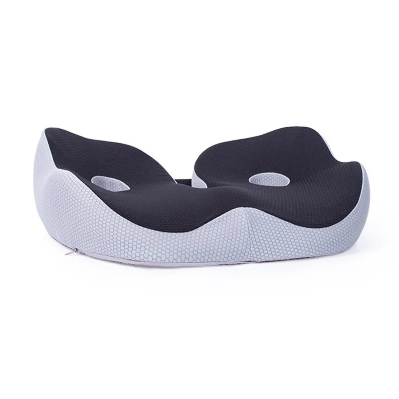 Adjustable Memory Foam Seat Cushion with Ergonomic Sit Bone Support