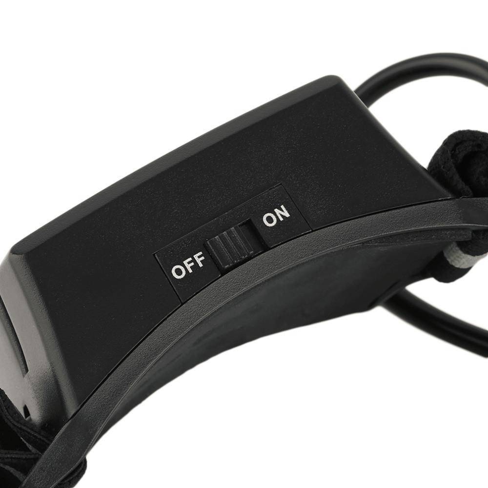 Adjustable Night Vision Goggles with Green-Tinted Lenses and Flip-Out Lights