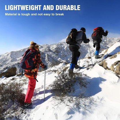 Adjustable Outdoor Trekking Pole with Integrated 7-in-1 Survival Tool Kit