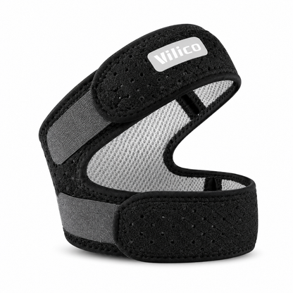 Adjustable Patellar Support Strap with Hook and Loop Closure