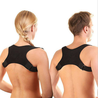 Adjustable Posture Support Brace with Lightweight Breathable Shoulder and Back Design