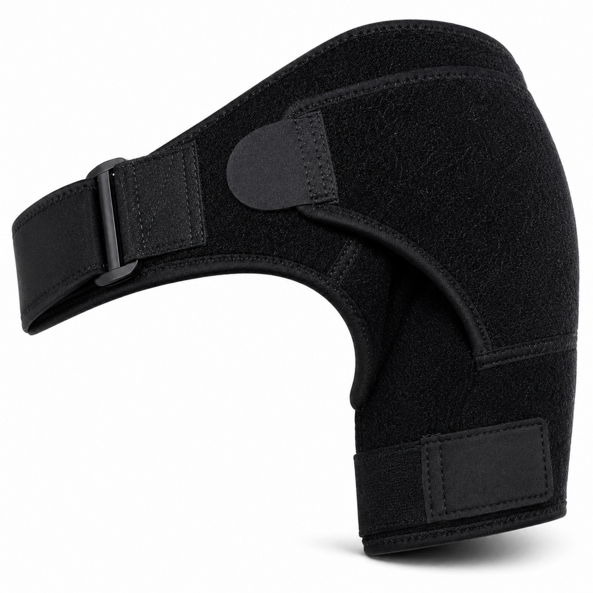 Adjustable Shoulder Support Wrap with Compression Fit and Breathable Construction