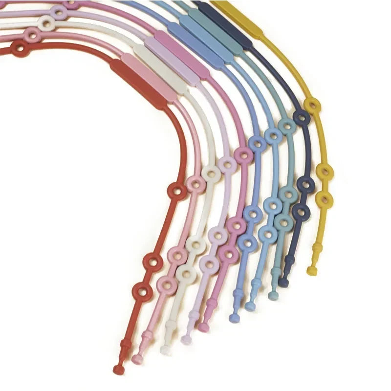 Adjustable Silicone Baby Toy Strap for Strollers, High Chairs and Car Seats