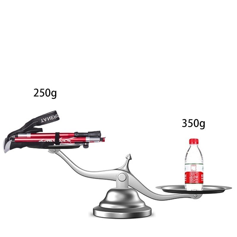 Adjustable Trekking Poles 65–135 cm Lightweight Aluminium with Shock Absorption