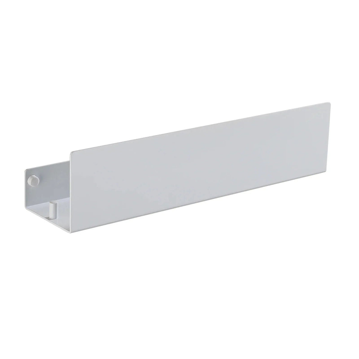 Aluminium Bathroom Wall Shelf with Side Hooks and Matte Finish