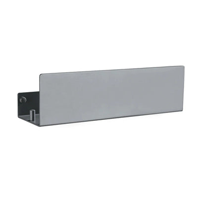 Aluminium Bathroom Wall Shelf with Side Hooks and Matte Finish