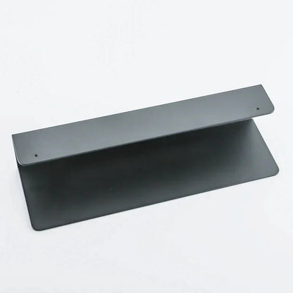 Aluminium Bathroom Wall Shelf with Side Hooks and Matte Finish