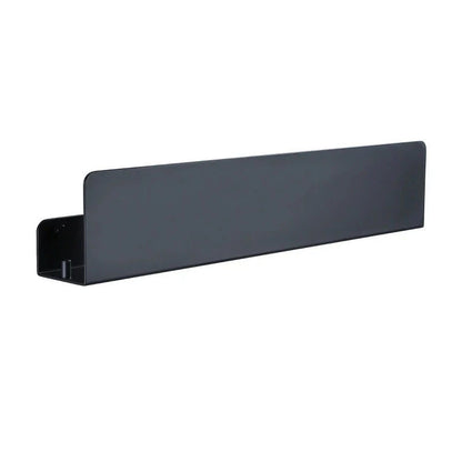 Aluminium Bathroom Wall Shelf with Side Hooks and Matte Finish
