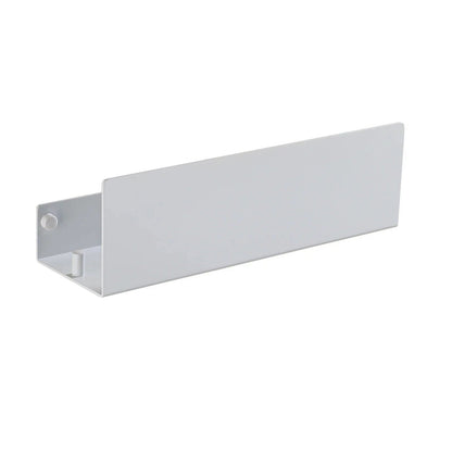 Aluminium Bathroom Wall Shelf with Side Hooks and Matte Finish
