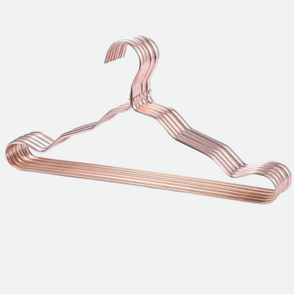 Aluminium Clothes Hangers with Modern Metallic Finish