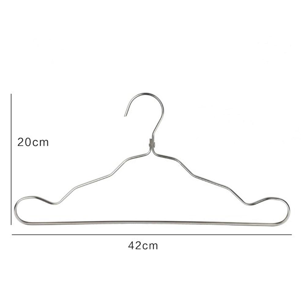 Aluminium Clothes Hangers with Modern Metallic Finish