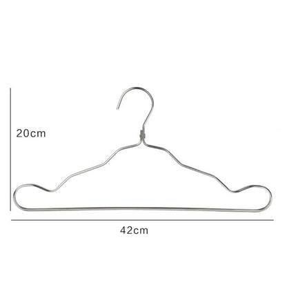 Aluminium Clothes Hangers with Modern Metallic Finish