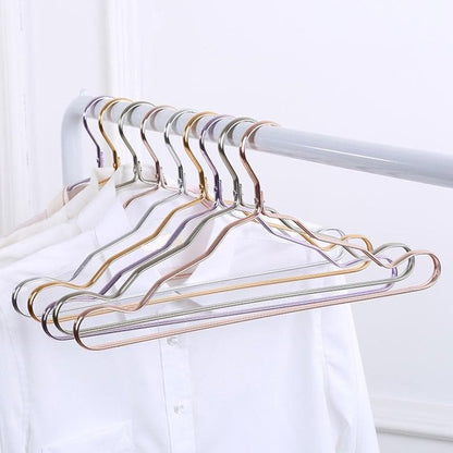 Aluminium Clothes Hangers with Modern Metallic Finish