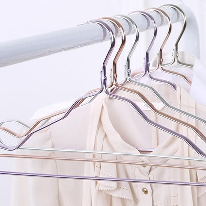 Aluminium Clothes Hangers with Modern Metallic Finish