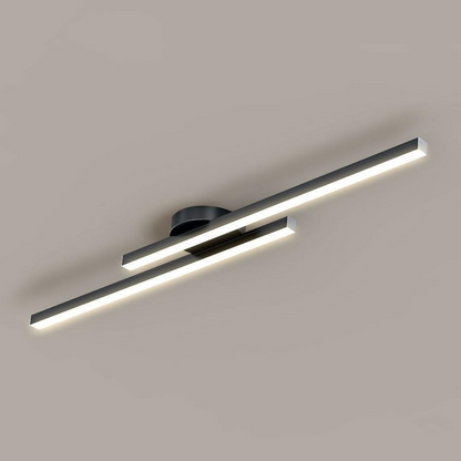 Aluminium Semi Flush Mount LED Ceiling Light for Modern Interiors
