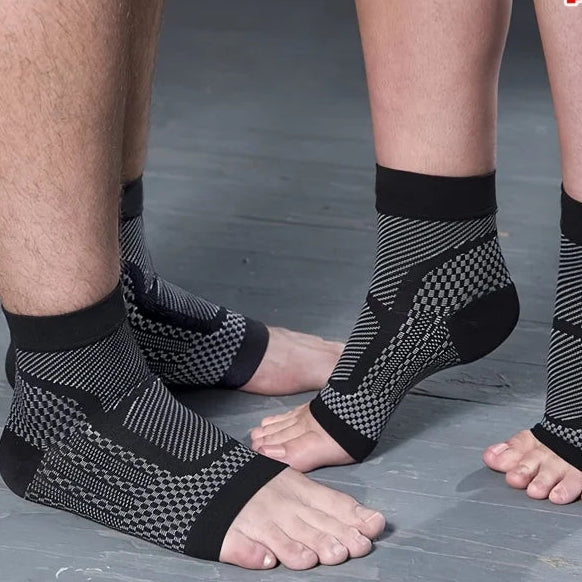 Ankle Compression Sleeve with Breathable Nylon Knit