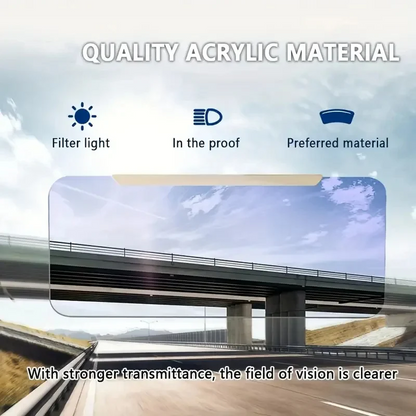 Anti Glare Car Sun Visor Extender with Polarized Lens