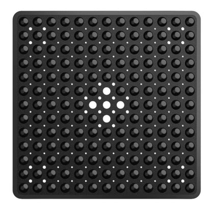 Antislip PVC Shower Mat with Drainage Holes and Textured Surface for Bathroom Floors