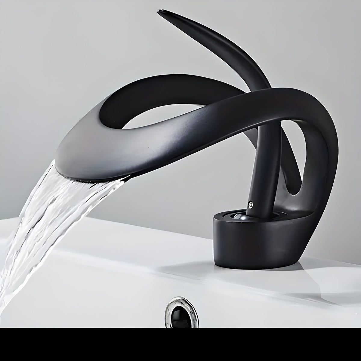 AquaGleam Minimalist Bathroom Basin Tap Single Handle Faucet