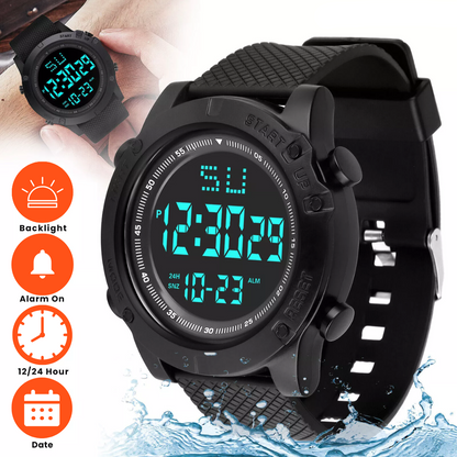 Werlona Digital Sports Watch – Durable & Waterproof for Athletes