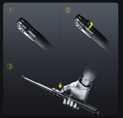 Automatic Folding Walking Stick with Non-Slip Ergonomic Grip
