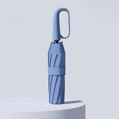 Automatic Wind-Resistant Umbrella with Reflective Edge and Folding Design