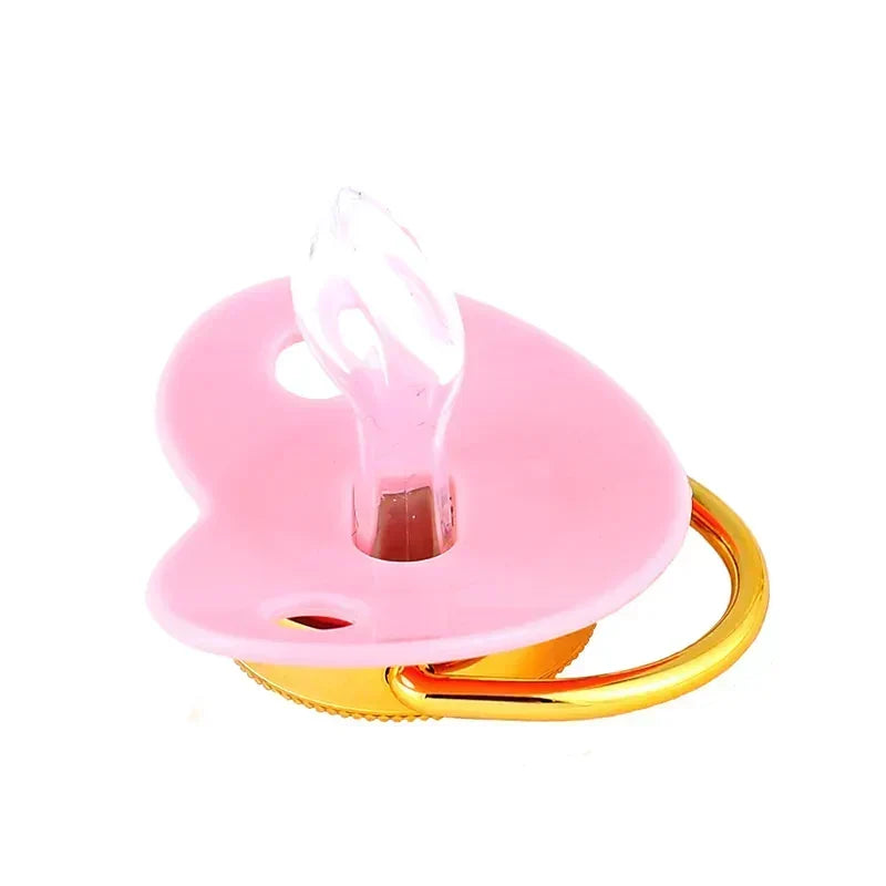 Baby Crown Pacifier and Clip Set with Protective Lid