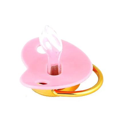 Baby Crown Pacifier and Clip Set with Protective Lid