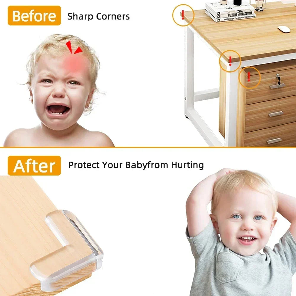 Baby Safety Clear Corner Protectors Set of 10 for Furniture